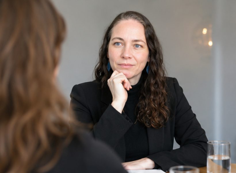 Jane Gronner im 1:1-Coaching-Gespräch